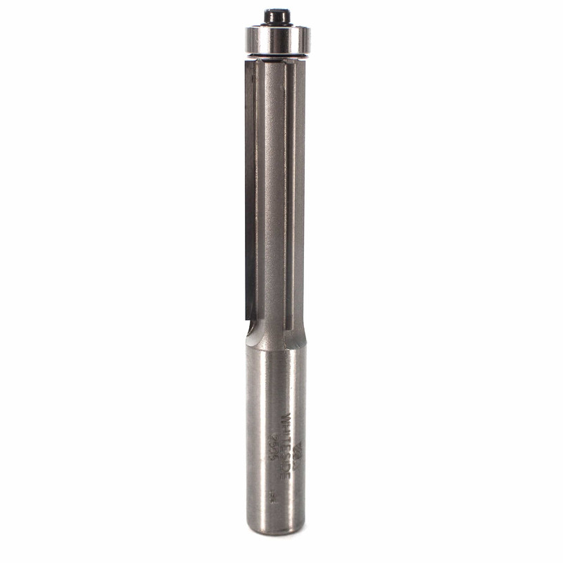 Three Flute Flush Trim Router Bit - Shank:1/2" - Diameter:1/2" - Cutting Length:2"